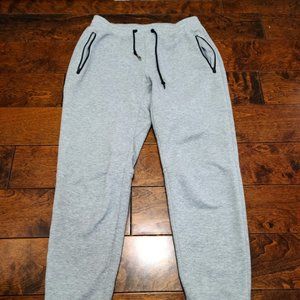 Men`s  White Grey fleece plants